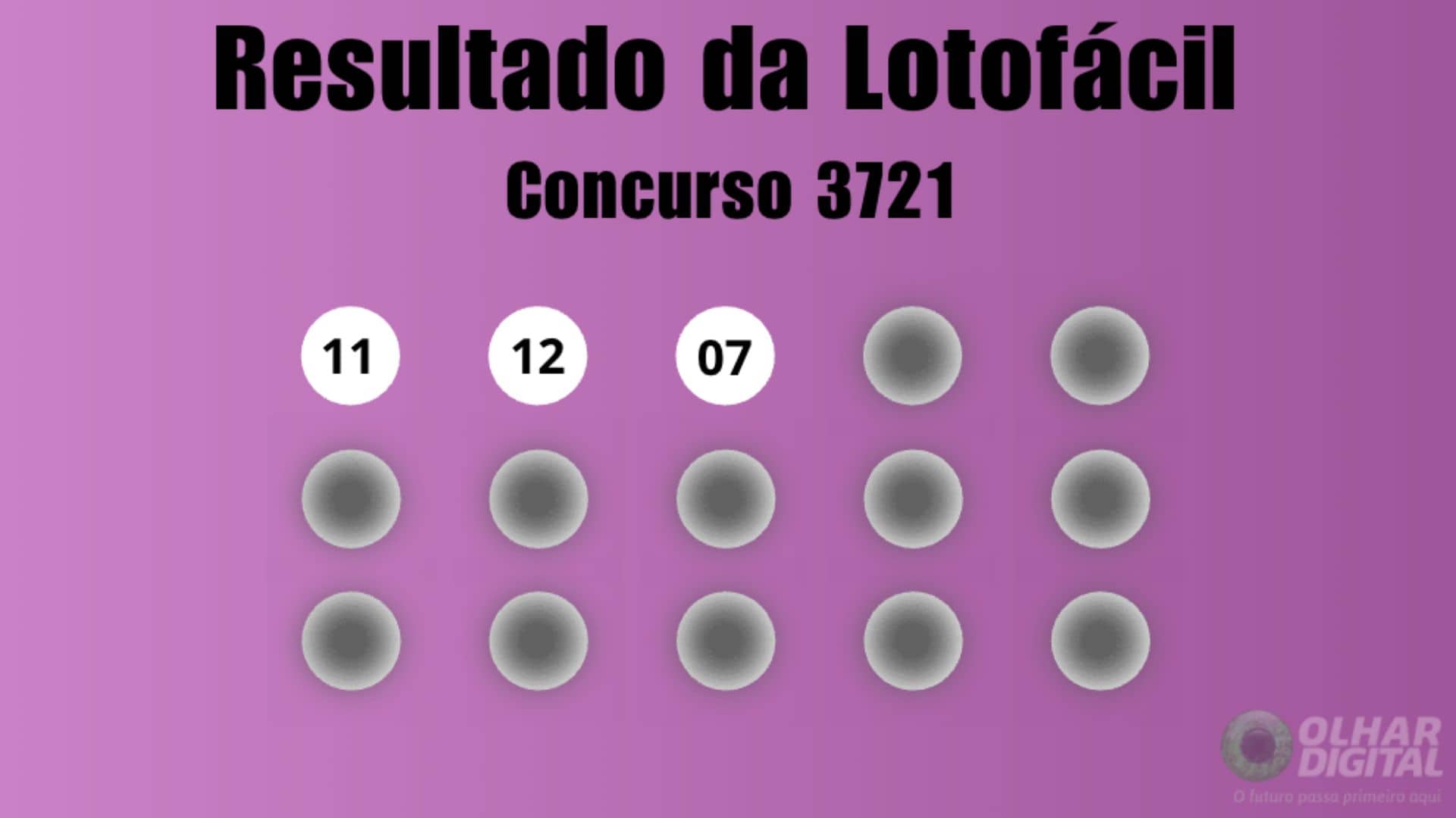 Resultado da Lotofácil de hoje: veja números e ganhadores do concurso 3721 (sábado, 27/06)