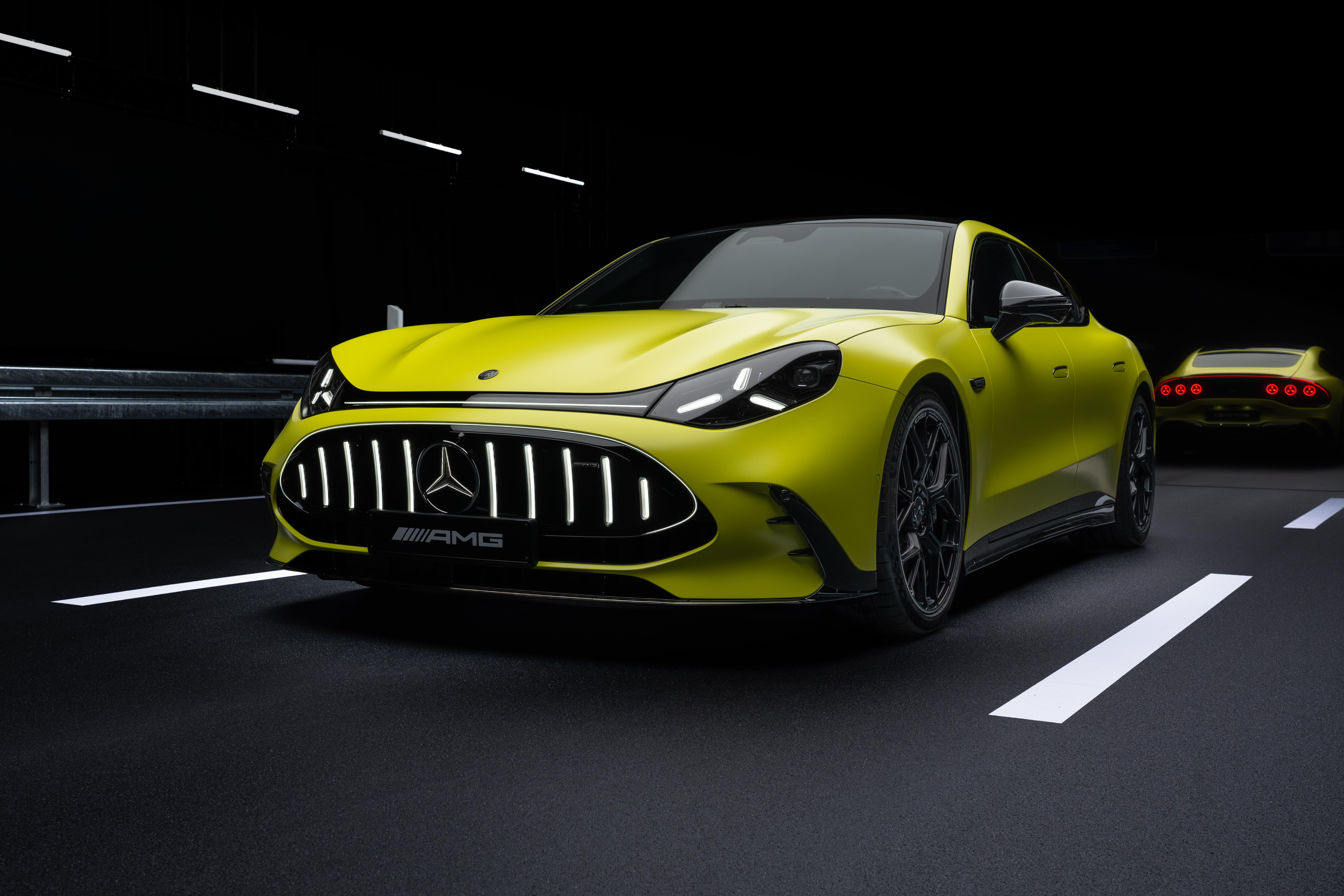 Mercedes’ electric AMG GT 4-door coupe can go 0-60 in 2 seconds