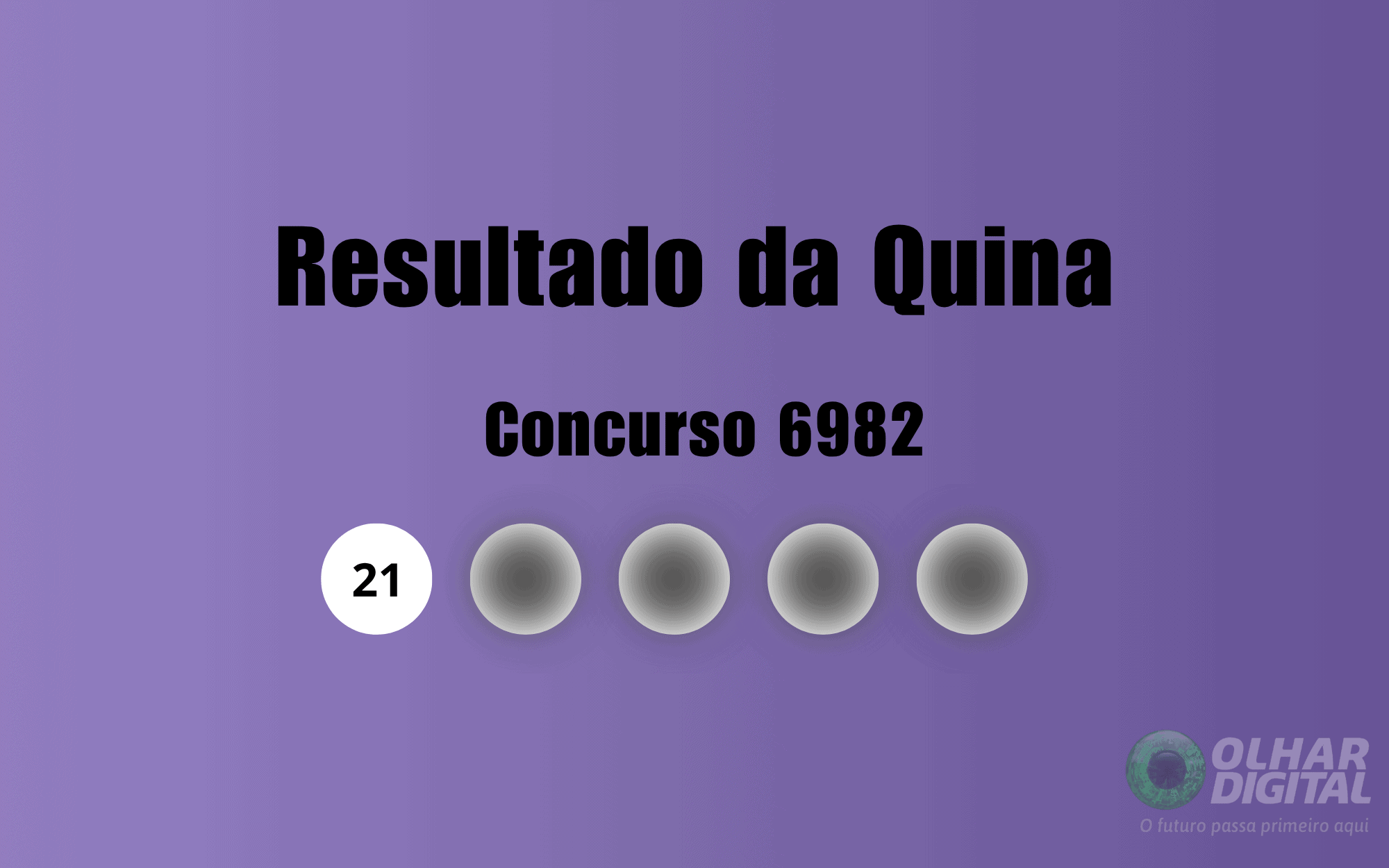 Resultado da Quina de hoje: veja números e ganhadores do concurso 6982