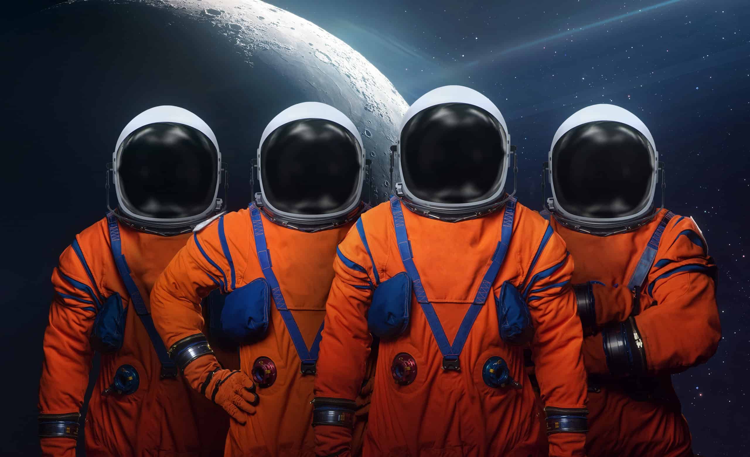 Artemis 2: entenda por que os trajes dos astronautas são laranja