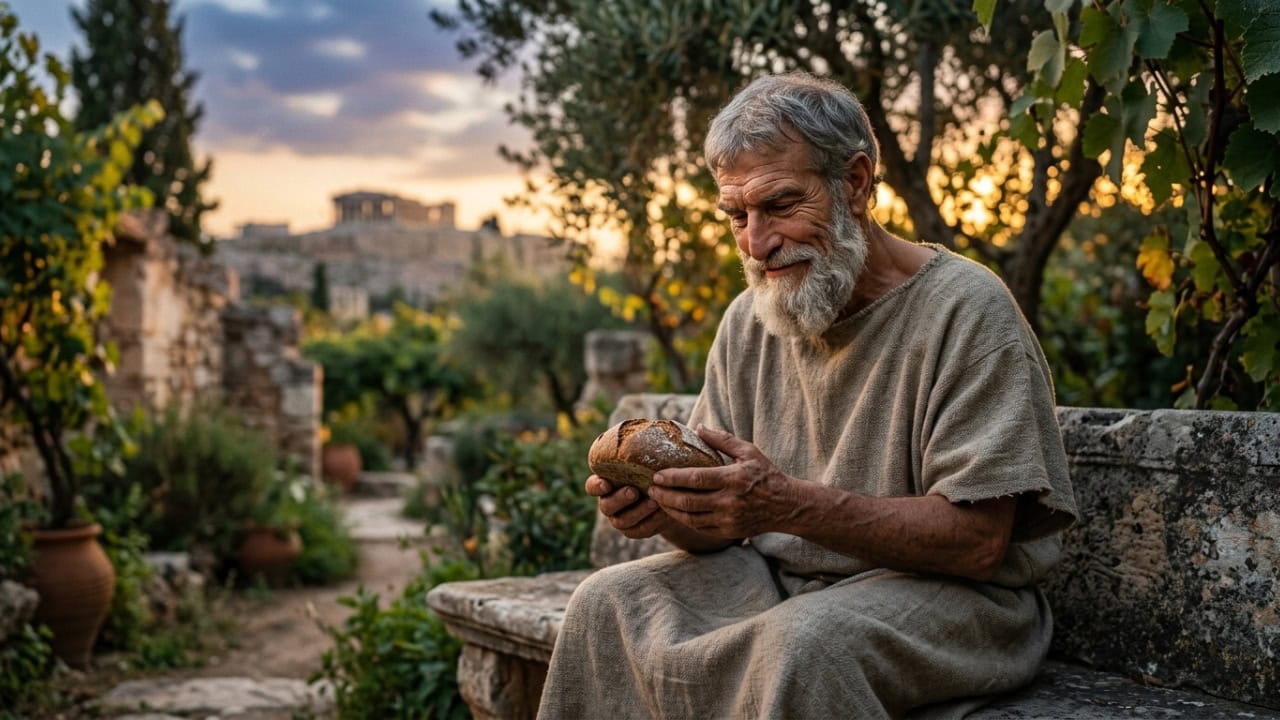 Epicuro, filósofo grego: “Não estrague o que você tem desejando o que não tem.”