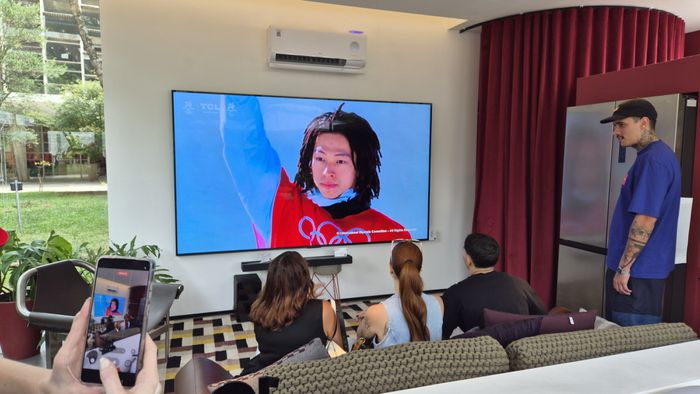 Maior TV à venda no Brasil é exibida no Ibirapuera, em São Paulo: TCL com 115''