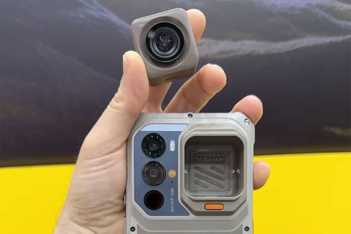 One of this rugged phone’s cameras is a pop-out action cam