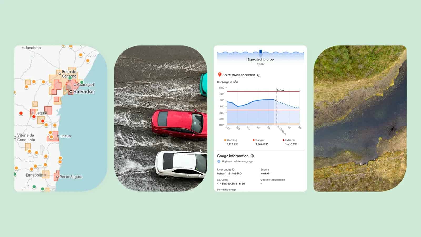 Google usa Gemini para prever enchentes repentinas em 150 países