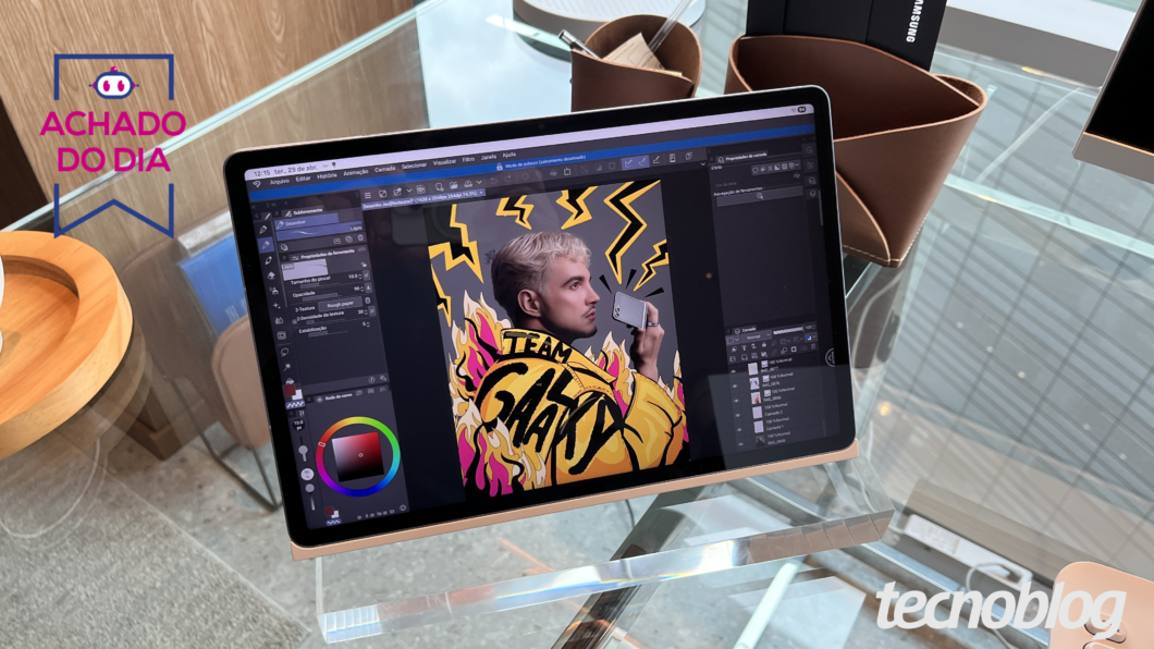 Galaxy Tab S10 FE tem 38% OFF em até 12x sem juros na Semana do Consumidor