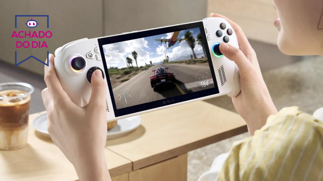 Console Portátil ROG Ally com tela FHD de 120 Hz tem 29% OFF no Mercado Livre