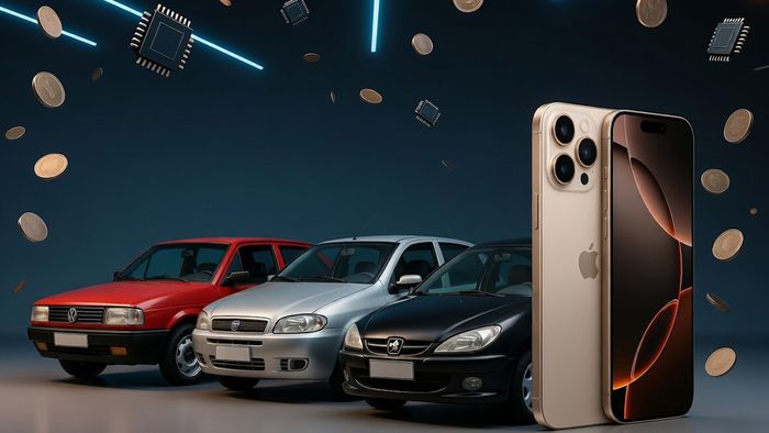 3 carros usados mais baratos que o iPhone 17 Pro Max