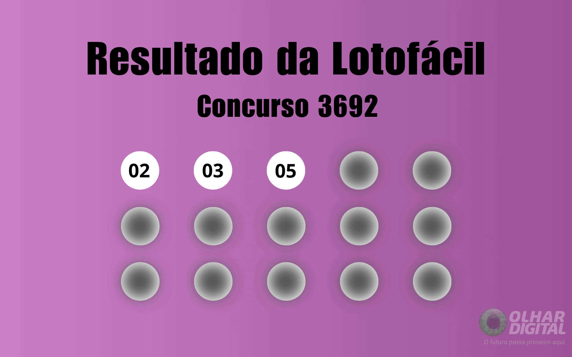 Resultado da Lotofácil de hoje: veja números e ganhadores do concurso 3692 (sexta, 22/05)