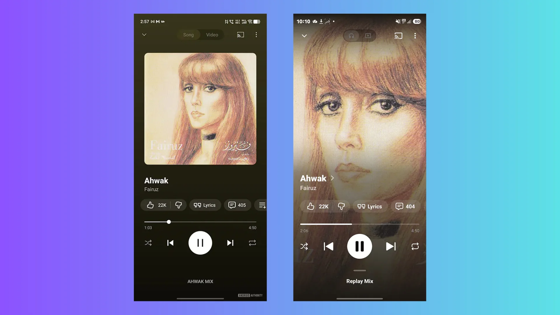 YouTube Music testa novo visual de tela cheia para bater de frente com rivais