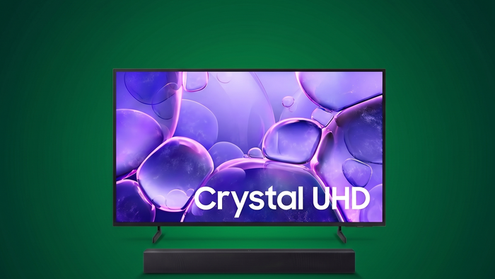 Mercado Livre vende kit de TV com soundbar Samsung parcelado em 18x sem juros