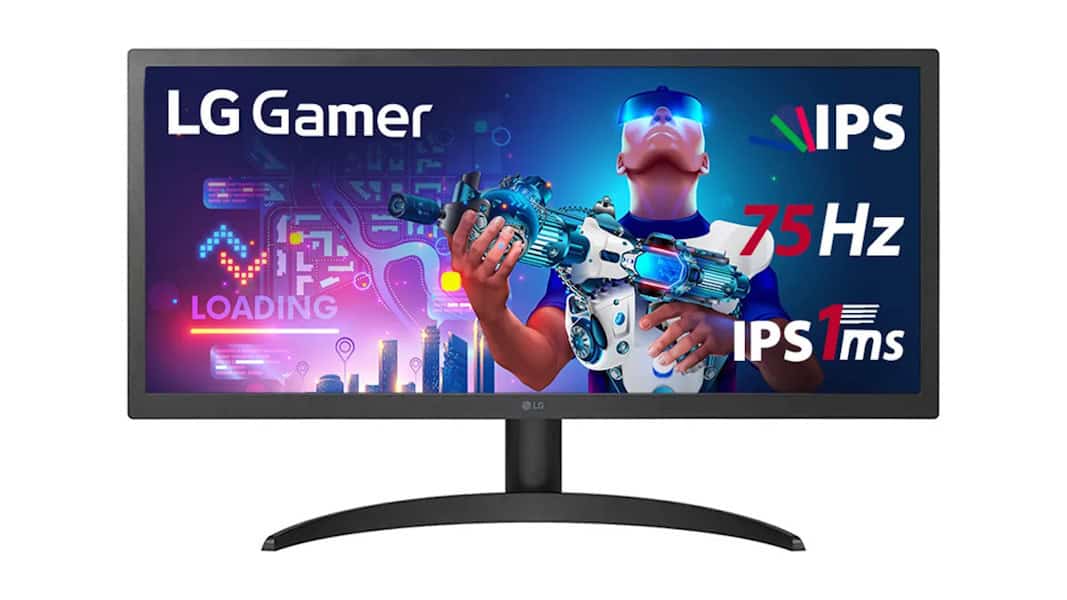Monitor ultrawide em oferta: modelo de 26 polegadas da LG com desconto imperdível