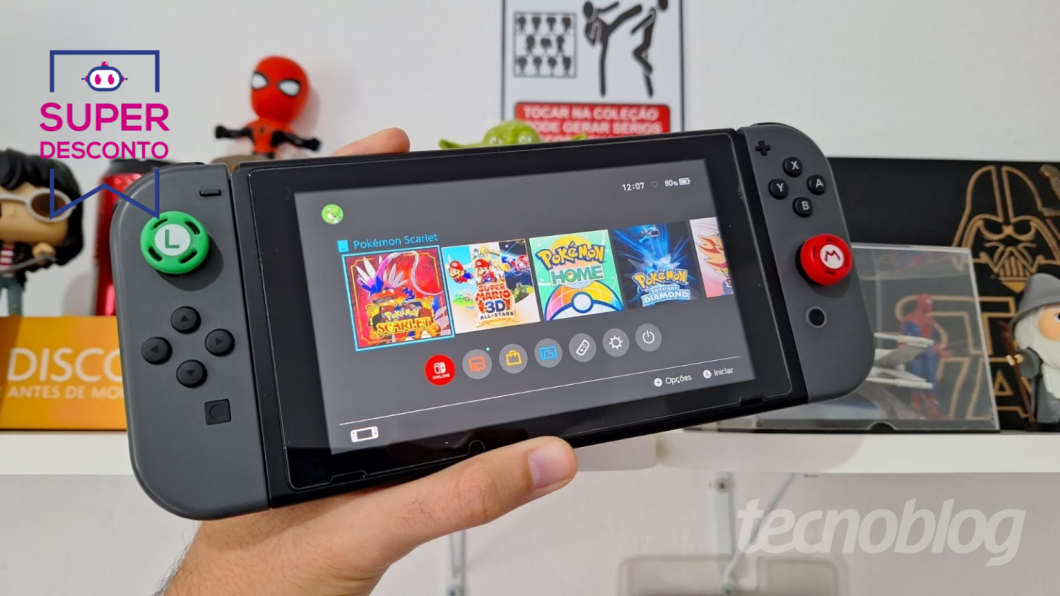 Nintendo Switch tem 37% de desconto com cupom no Magalu na Semana do Consumidor