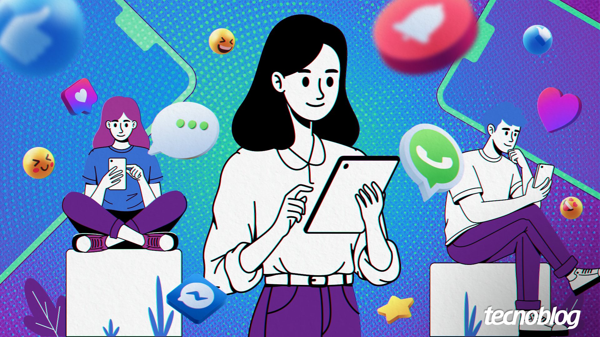 Instagram e TikTok afetam mais a saúde mental que o WhatsApp, diz estudo