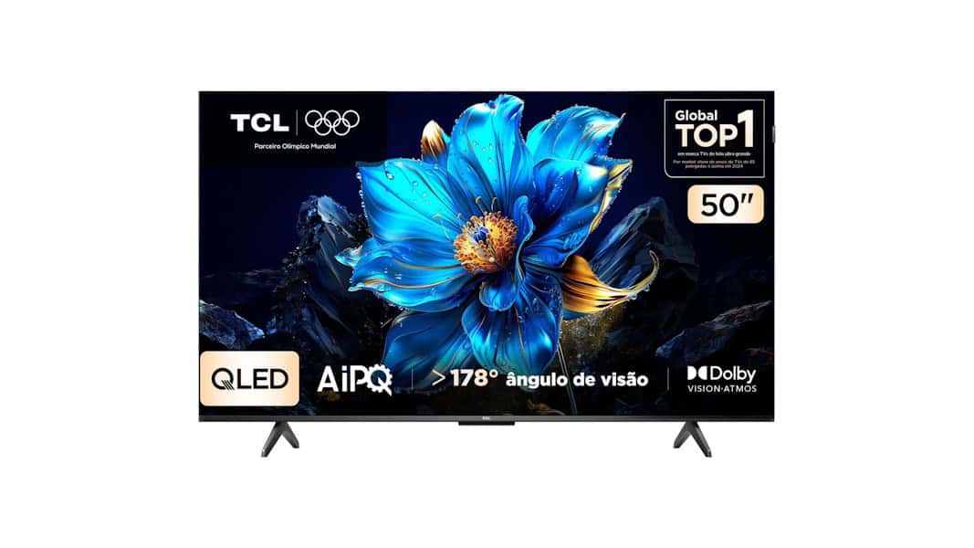 Smart TV em oferta: modelo de 50 polegadas da TCL com desconto para a Copa do Mundo