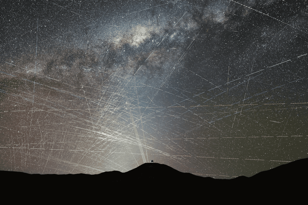 Starlink bate recorde de manobras para evitar colisões