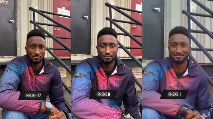 Youtuber faz mesma foto com todos iPhones lançados desde 2007; veja a diferença