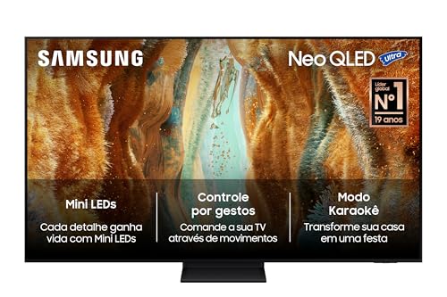 Samsung Neo QLED com IA: confira uma seleção de TVs em promoção na Amazon