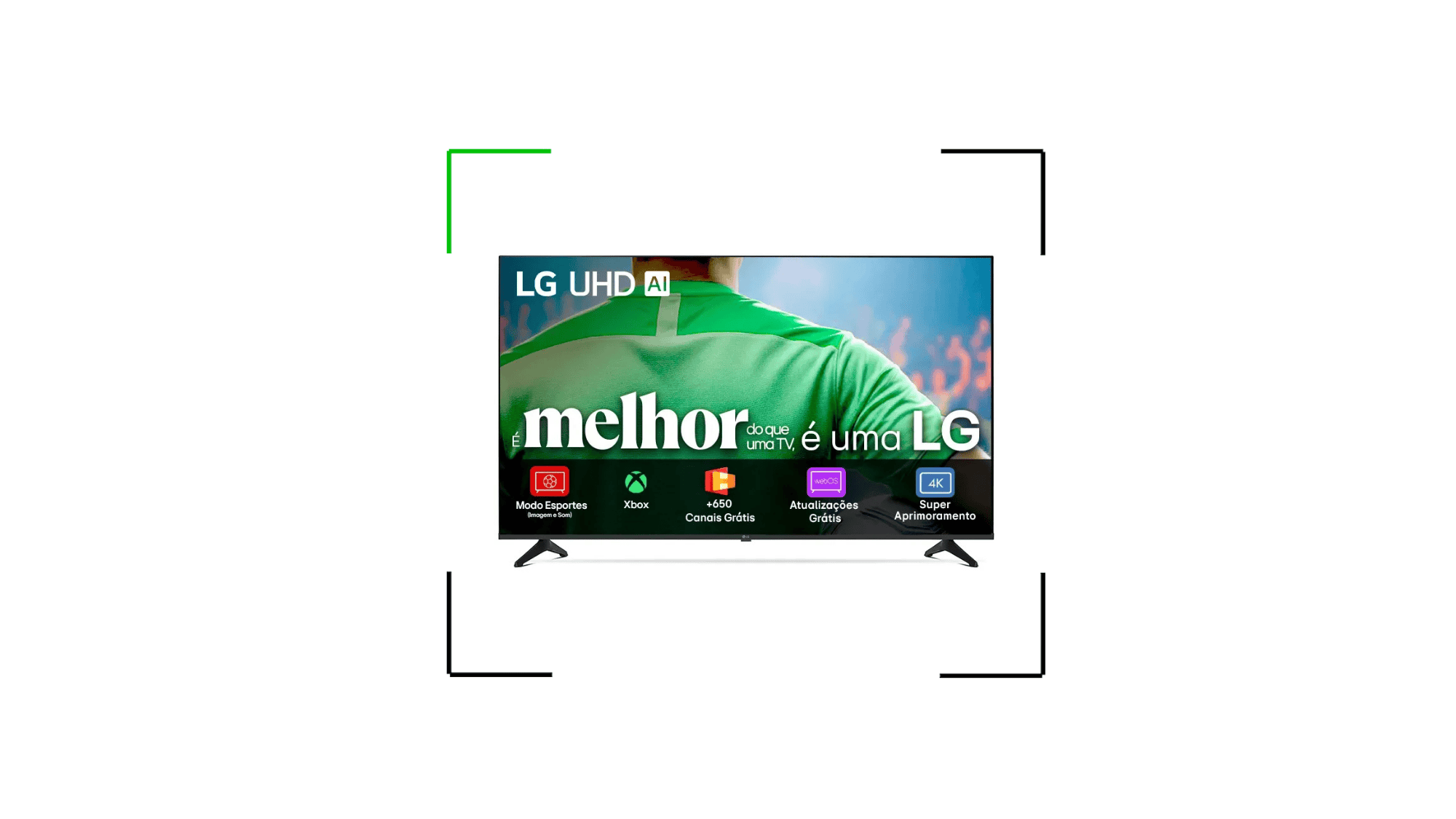 Smart TV LG 4K com IA e HDR10 Pro em promoção