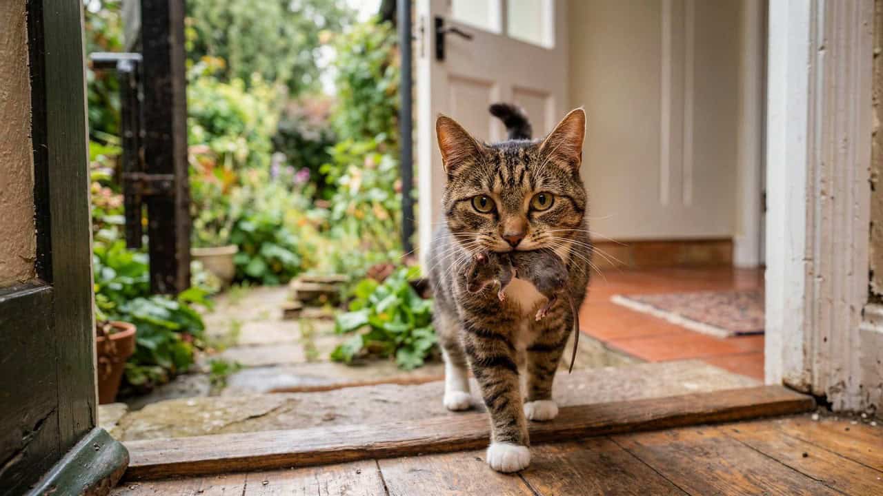 O que significa quando seu gato lhe traz presentes? 