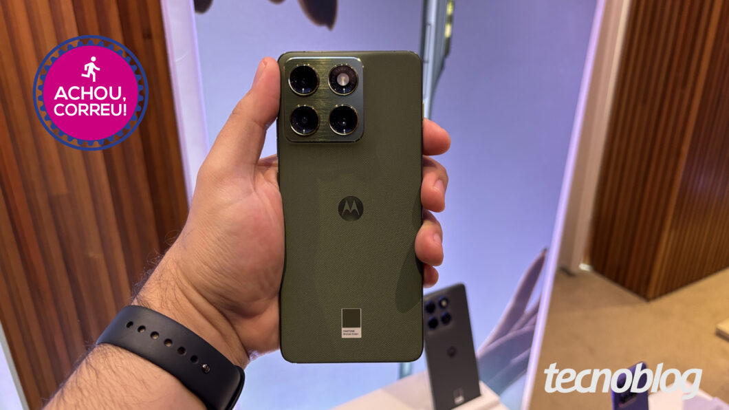 Motorola Edge 70 (512 GB) já atinge 25% OFF com cupom no Magalu