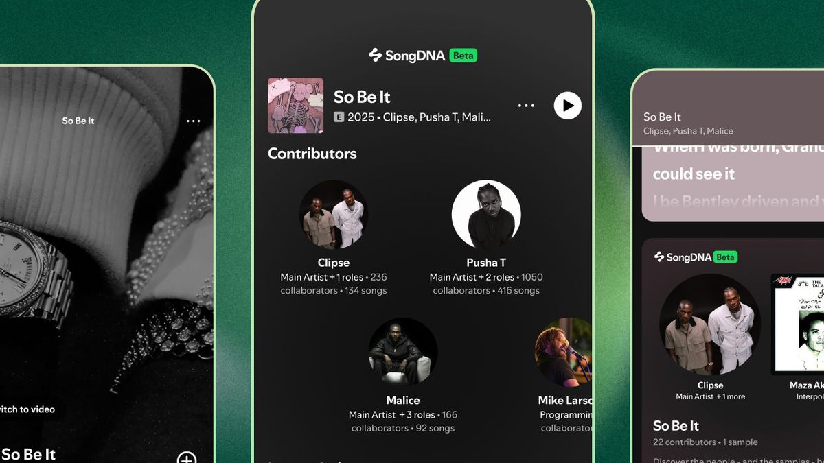 SongDNA: novo recurso do Spotify conta curiosidades sobre artistas e músicas