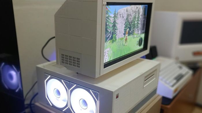 PC montado com peças de LEGO funciona e vai te surpreender