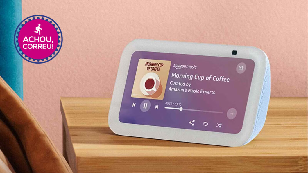Amazon Echo Show 5 com Alexa tem maior desconto em muito tempo no Mês do Consumidor