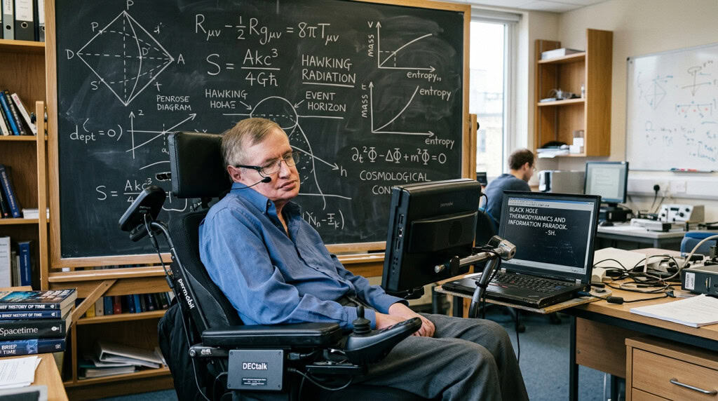 Cientista, Stephen Hawking: “Pessoas quietas e pacíficas têm as mentes mais fortes e expressivas.”