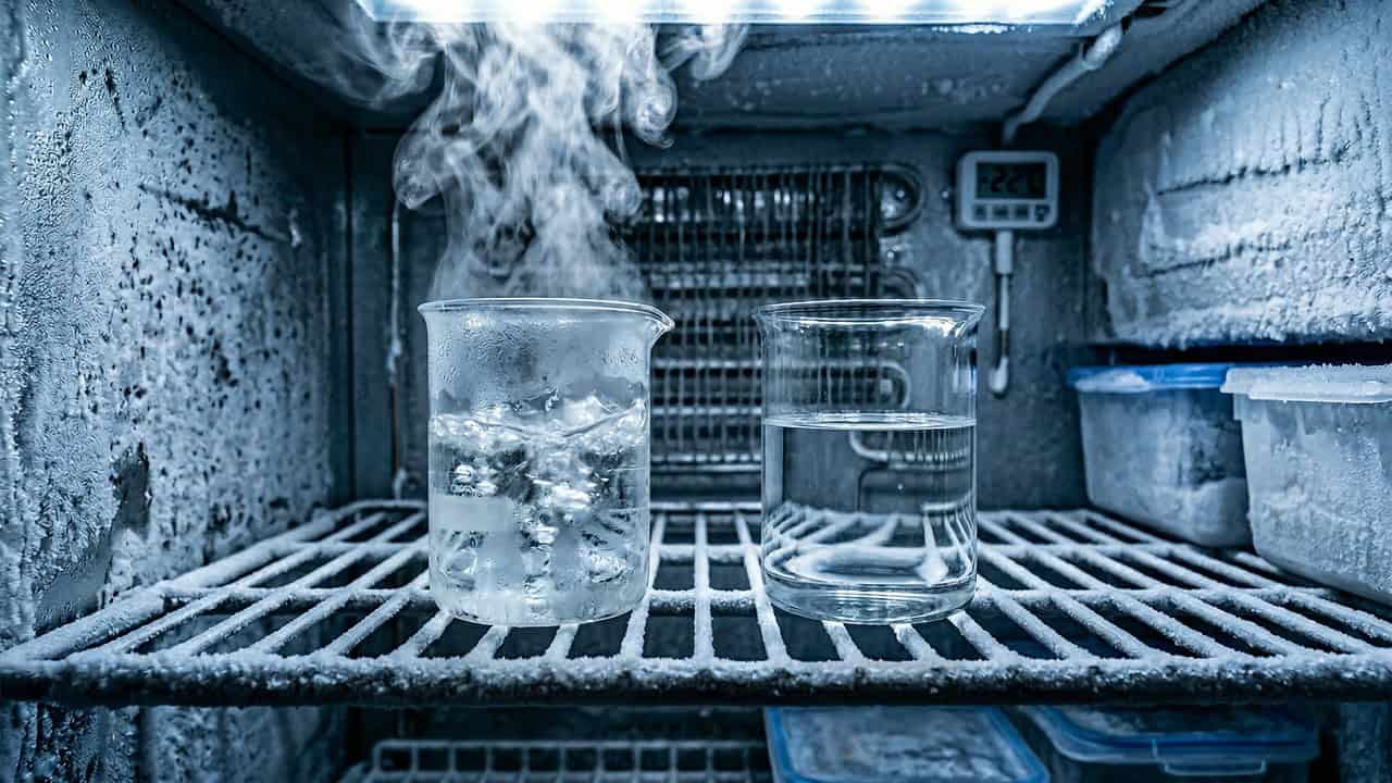 Água quente pode congelar antes da fria? Ciência explica