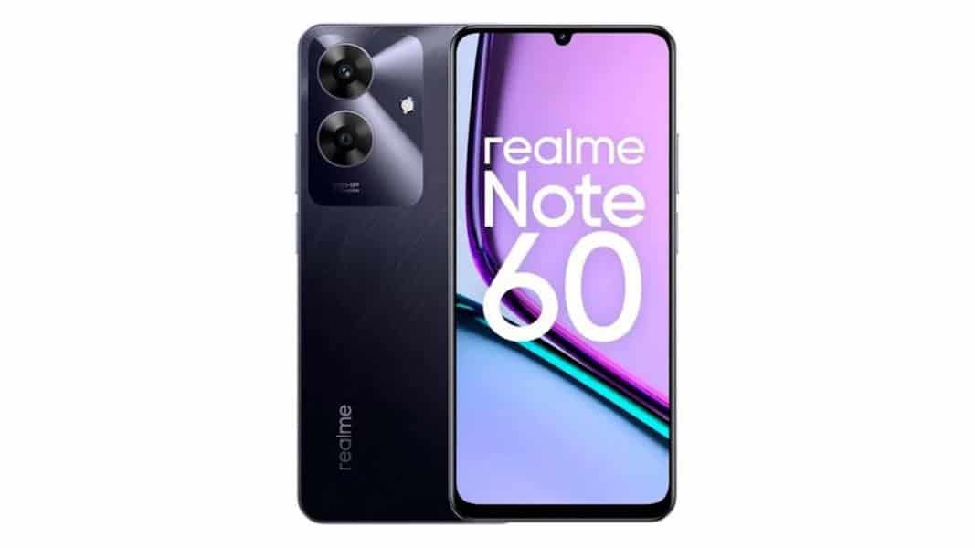 Realme Note 60: smartphone com tela grande e 128 GB de armazenamento em oferta