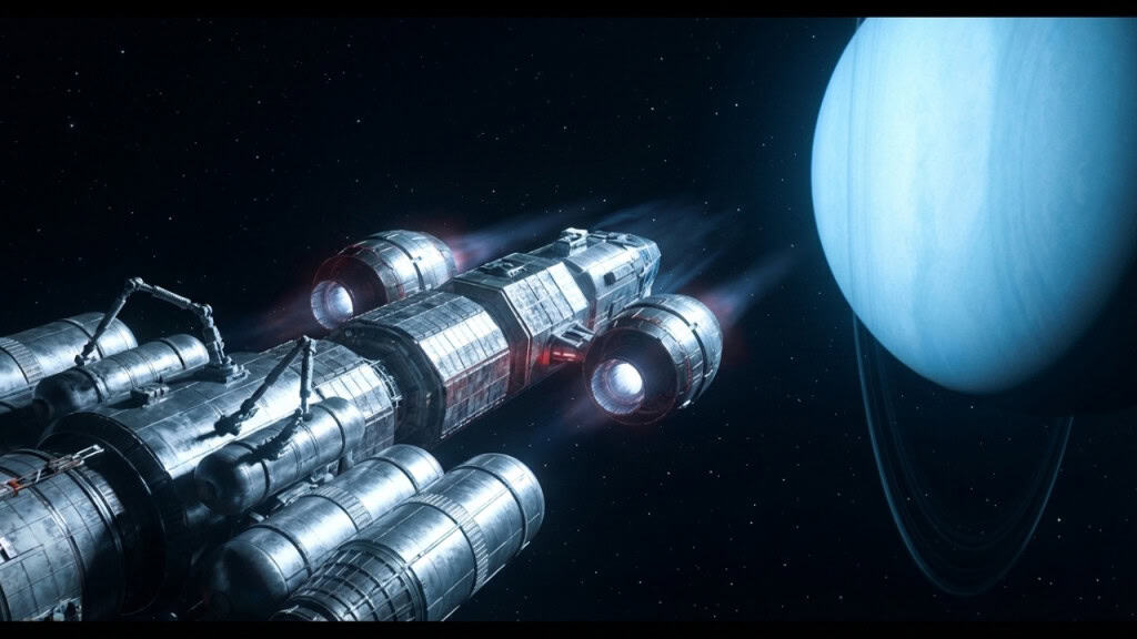 A SpaceX Starship poderia reduzir pela metade o tempo de viagem até Urano