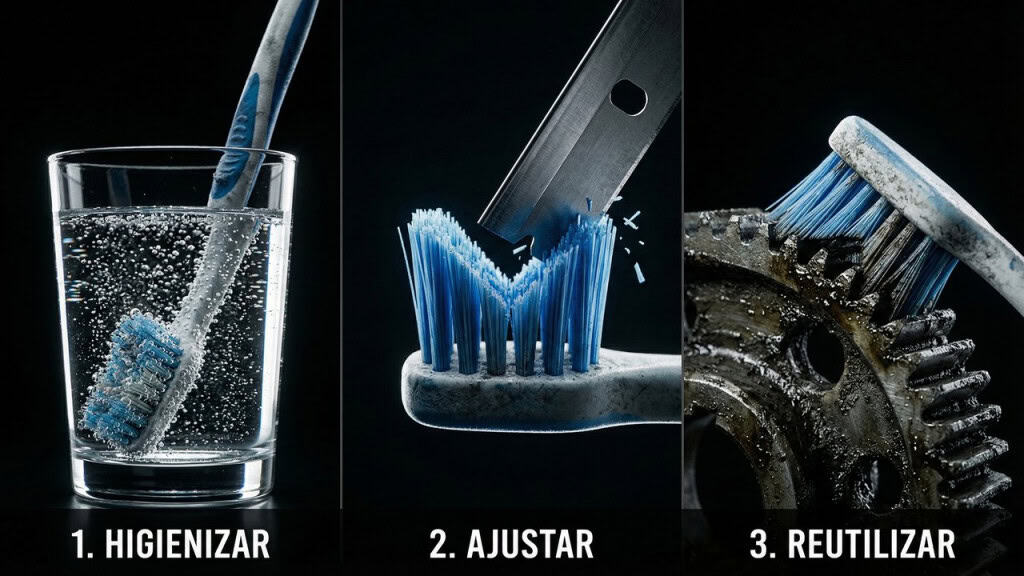 Escovas de dente velhas são uma mina de ouro escondida!