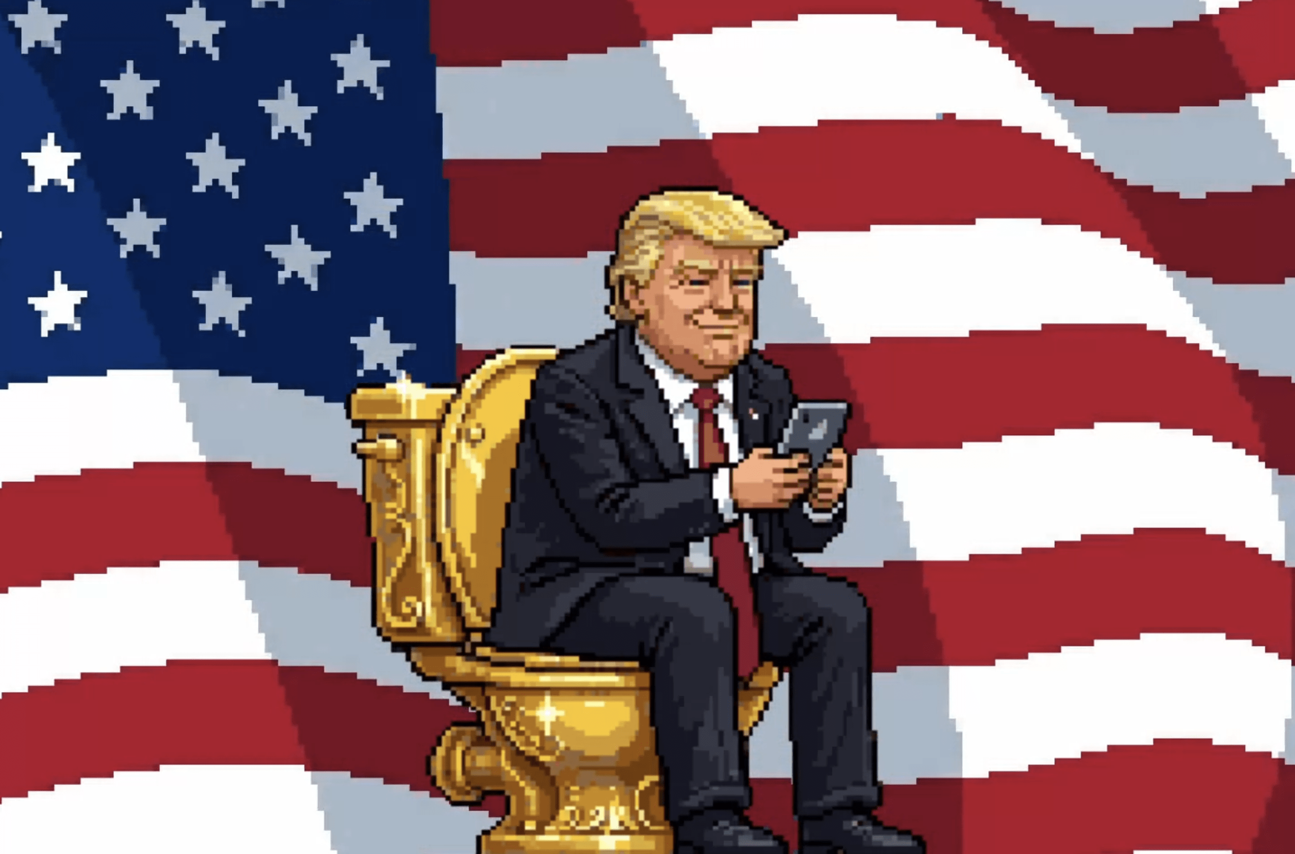 The funniest thing about the Trump arcade game is how good it is