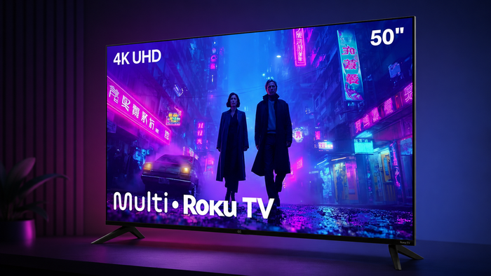 TV de 50 polegadas 4K com Roku atinge preço imperdível de R$ 1.550 na Amazon