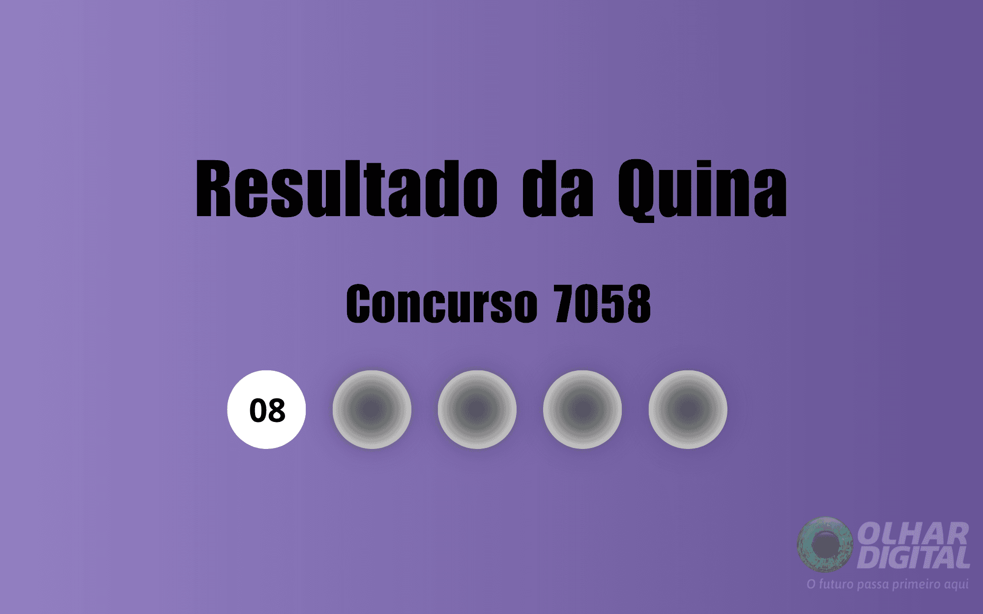 Resultado da Quina de hoje: veja números e ganhadores do concurso 7058 (segunda, 06/07)