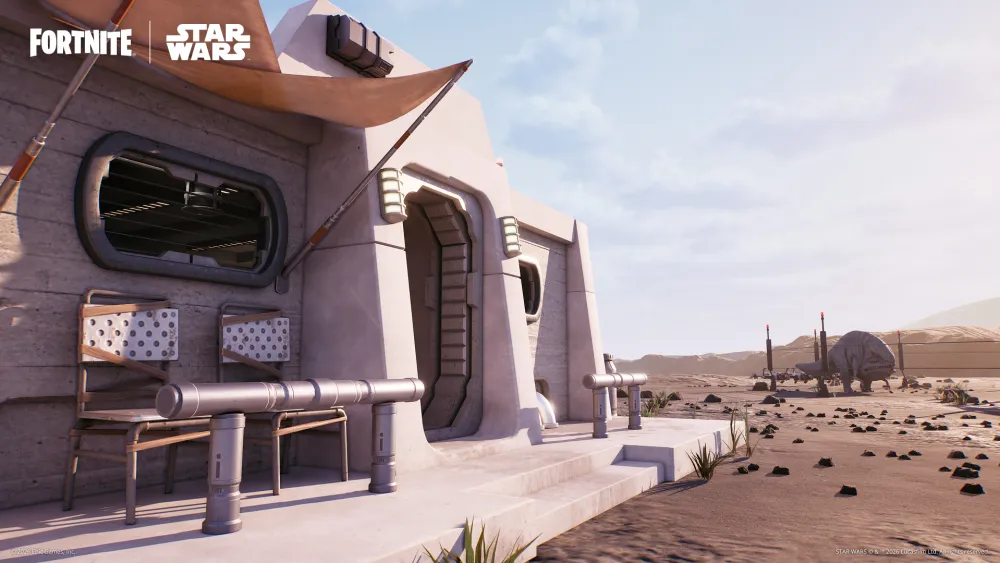 Fortnite recebe ilha temática de The Mandalorian e Grogu com experiência interativa