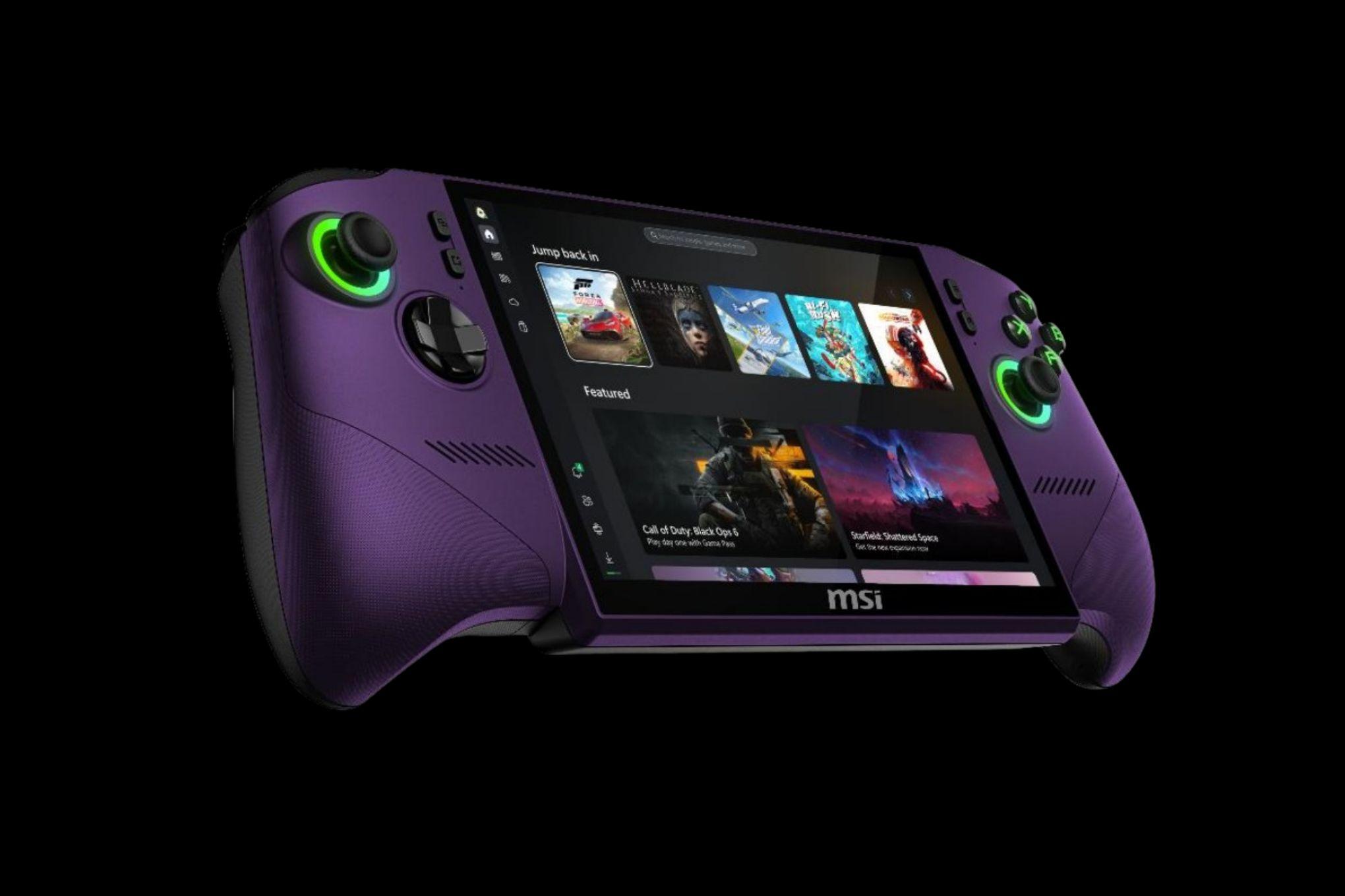 This is MSI’s new Claw 8 EX AI Plus gaming handheld