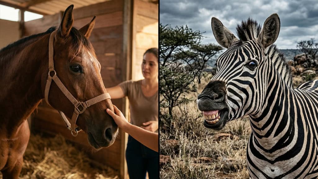 Por que as zebras não podem ser domesticadas como os cavalos?