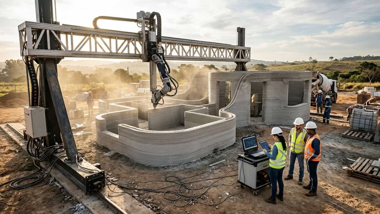 A impressora 3D que constrói casas em 24 horas está encerrando 5 mil anos de história da construção civil, e já chegou ao Brasil