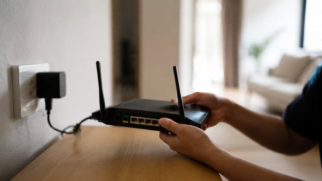 Por que o Wi-Fi cai perto da cozinha ?
