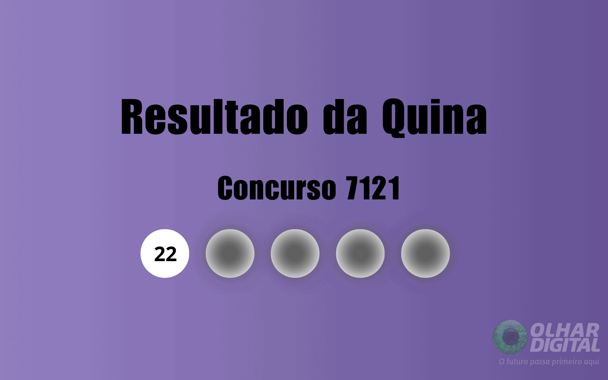 Resultado da Quina de hoje: veja números e ganhadores do concurso 7121 (sexta, 18/09)