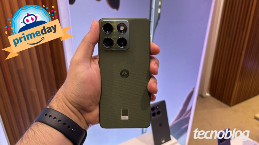 Motorola Edge 70 (512 GB) atinge desconto imbatível de 53% no Prime Day 2026
