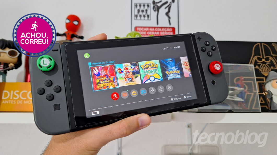 Nintendo Switch com Super Mario Bros. Wonder sai com 37% OFF no Mercado Livre