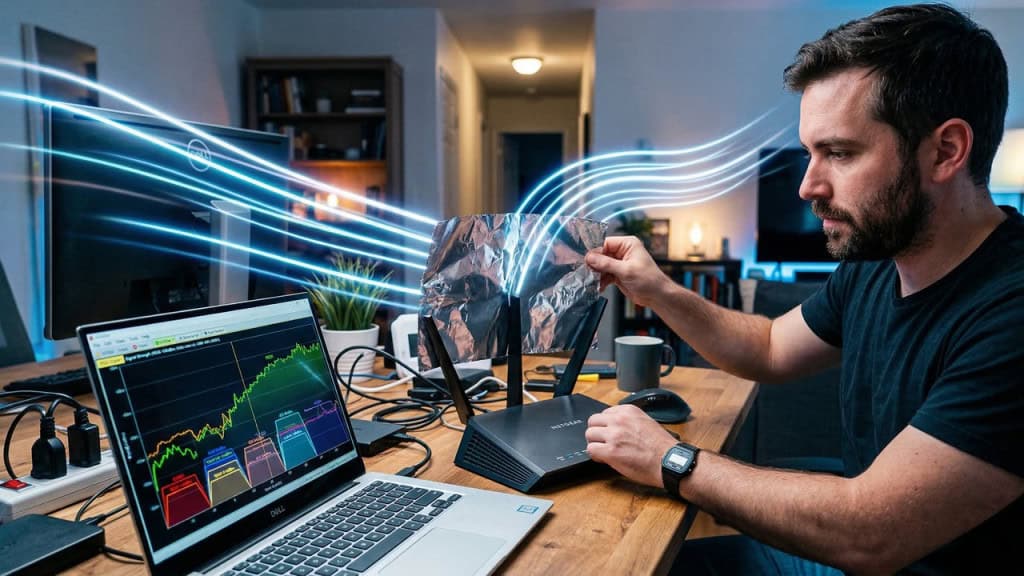 Um pedaço de papel-alumínio pode mudar o alcance do seu Wi-Fi