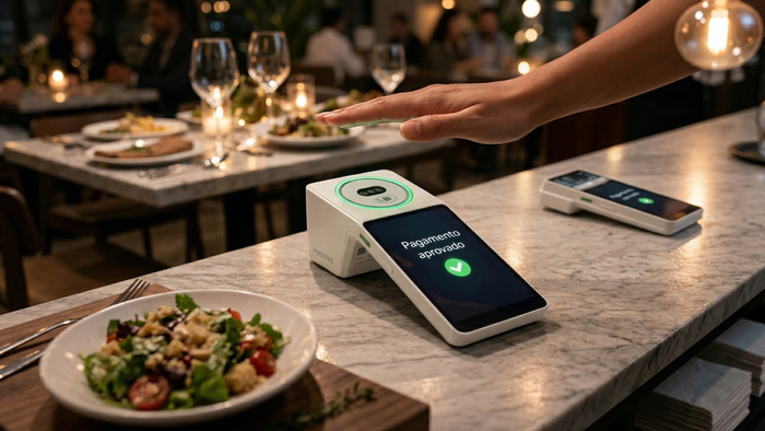 Maquininha brasileira permite pagar sem cartão ou celular; entenda novo método