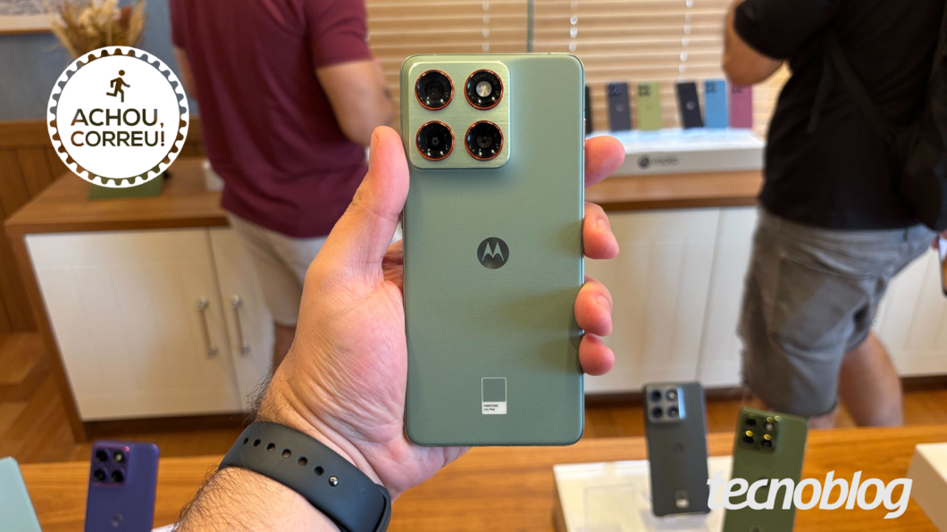 Motorola Edge 70 (256 GB) atinge 26% OFF com cupom no Magalu