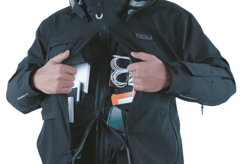 Adeus,mochila? Jaqueta promete ter espaço para guardar “tudo”