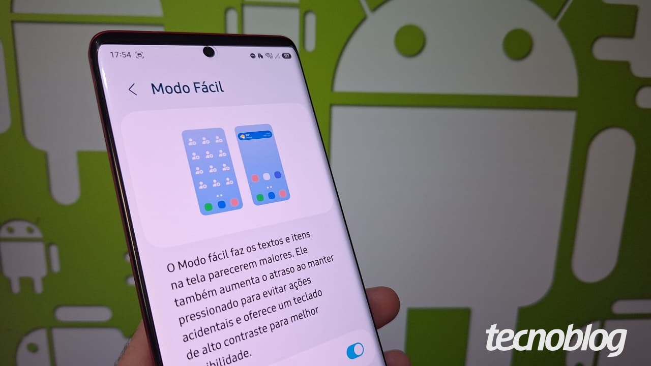 Como ativar ou desativar o Modo Fácil do Android