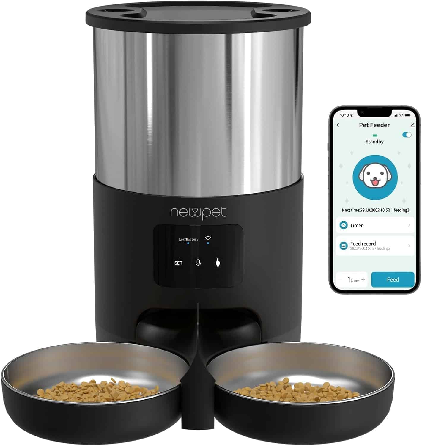 Tecnologia para pets: alimentador automático para cães e gatos em oferta