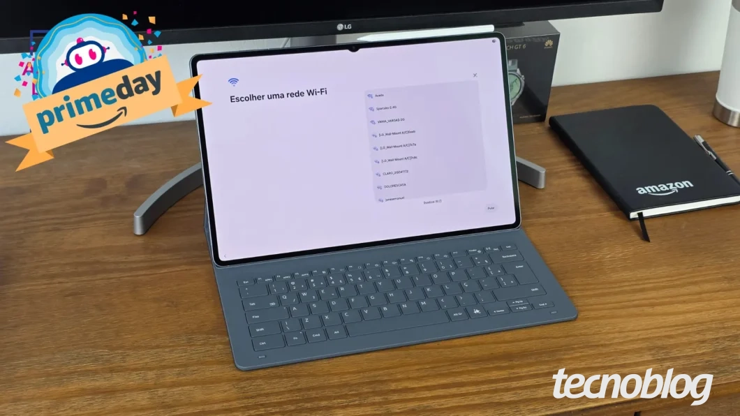 Galaxy Tab S11 Ultra chega a 31% OFF em até 12x sem juros no Prime Day 2026